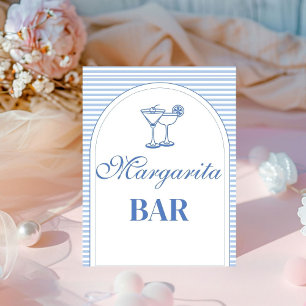 Signe De Table Dernier Toast On the Coast margarita bar bachelore