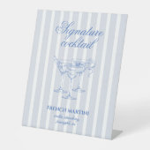 Signe De Table Dernier toast sur la côte Bachelorette Cocktail (Recto)