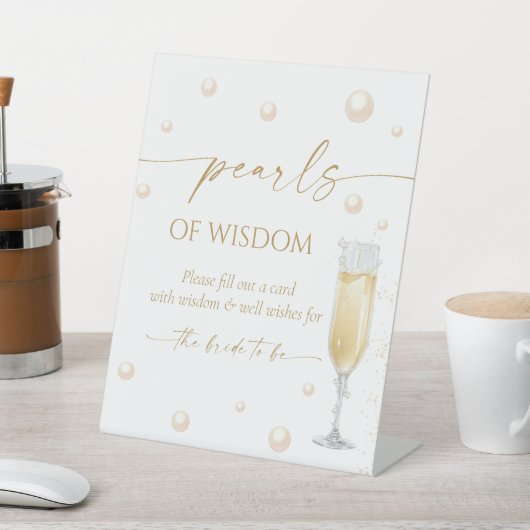 Signe De Table Des perles de sagesse (In SItu)