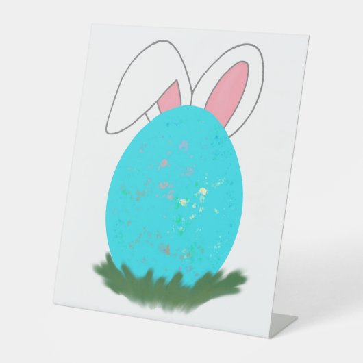 Signe De Table Descendant le chemin du Lapin ! (Recto)