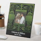 Signe De Table Design Celtique irlandais traditionnel vert (In SItu)