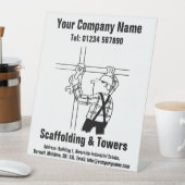 Signe De Table Design de dessin à échafaudage (In SItu)