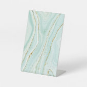 Signe De Table design élégant en marbre liquide peint à la main a (Recto)