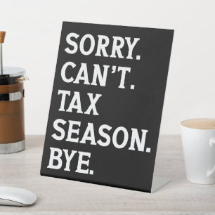 Signe De Table Désolé, impossible de dire au revoir à la saison f