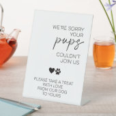 Signe De Table Désolé, vos petits n'ont pas pu se joindre à nous (In SItu)