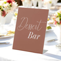 Dessert Bar Brown Mariage en terre cuite