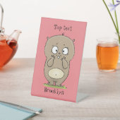 Signe De Table Dessin d'adorable hamster (In SItu)