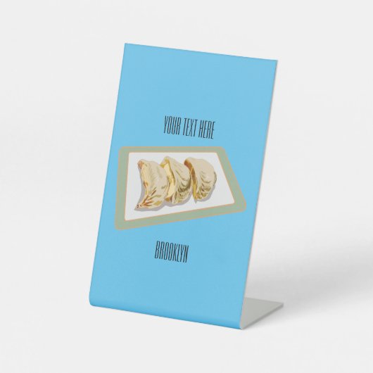 Signe De Table Dessin de Jiaozi / Chinese dumplings (Recto)