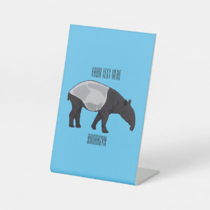 Signe De Table Dessin sur Tapir
