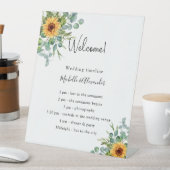 Signe De Table Détails du programme de mariage des eucalyptus des (In SItu)