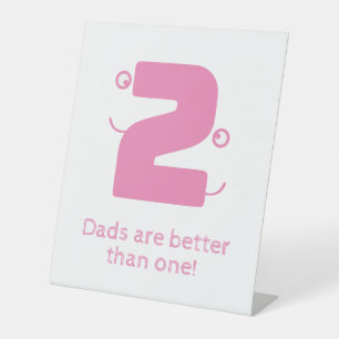 Signe De Table Deux papa