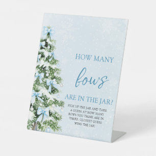 Signe De Table Devinez combien de nœuds pour la fête de Noël de b