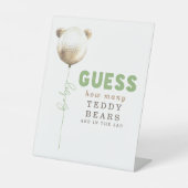 Signe De Table Devinez combien de Nounours - Baby shower (Recto)