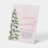 Signe De Table Devis de Noël Combien de Baby showers de boules de (Recto)