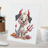 Signe De Table Diable Dalmatie mal (In SItu)