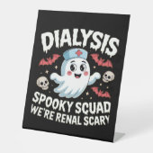 Signe De Table Dialyse Éffrayante Squad Renal Halloween Néphrolog (Recto)