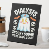 Signe De Table Dialysis Nephrology Nurse Cute Halloween Spooky Es (In SItu)