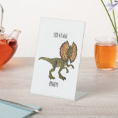 Signe De Table Dilophosaurus dessin animé (In SItu)