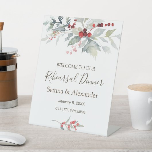 Signe De Table Dîner de répétition (In SItu)