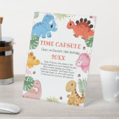 Signe De Table Dino Party Dinosaur Anniversaire fête heure Capsul (In SItu)