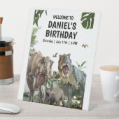 Signe De Table Dinosaur invitation anniversaire Dino T-Rex annive (In SItu)