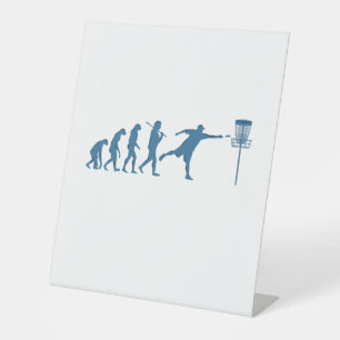 Signe De Table Disk Golf Evolution - Un cadeau amusant pour Disk