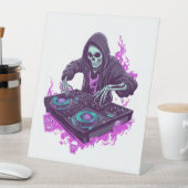 Signe De Table DJ Halloween Skeleton (In SItu)
