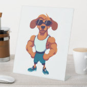 Signe De Table Dog Gym (In SItu)