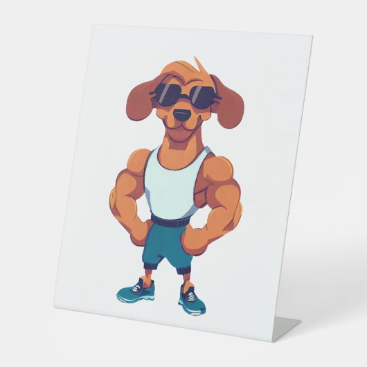Signe De Table Dog Gym (Recto)