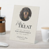 Signe De Table Dog Photo Wedding Treat Favor (In SItu)