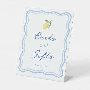 Signe De Table Dolce Vita Doodle Cartes et Cadeaux Wedding shower