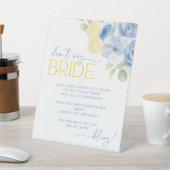 Signe De Table Dont Say Bride Bridal Shower Game Main Squeeze (In SItu)