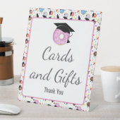 Signe De Table Donuts and Degrees Graduation Construisez votre pr (In SItu)