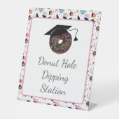 Signe De Table Donuts et degrés Graduation Donut Dipping (Recto)