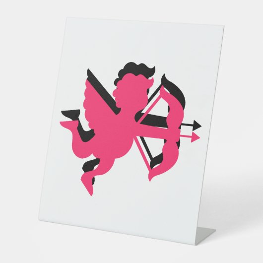 Signe De Table Double Cupidon Saint-Valentin (Recto)