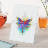 Signe De Table Dragonfly en arc-en-ciel (In SItu)