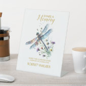 Signe De Table Dragonfly Share a Memory Funeral Sign (In SItu)