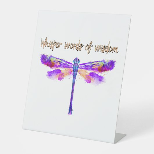 Signe De Table Dragonfly xoxo (Recto)