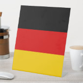 Signe De Table Drapeau allemand (In SItu)