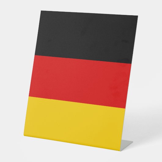 Signe De Table Drapeau allemand (Recto)