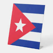 Signe De Table Drapeau Cuba (Recto)
