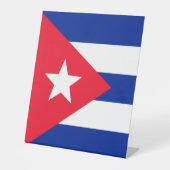 Signe De Table Drapeau Cuba (Recto)