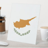 Signe De Table Drapeau de Chypre (In SItu)
