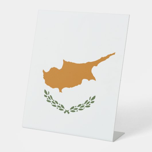 Signe De Table Drapeau de Chypre (Recto)