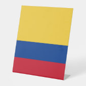 Signe De Table Drapeau de Colombie (Recto)