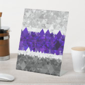 Signe De Table Drapeau de fierté Greygender Boho Géométrique Mod (In SItu)