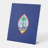 Signe De Table Drapeau de Guam (Recto)