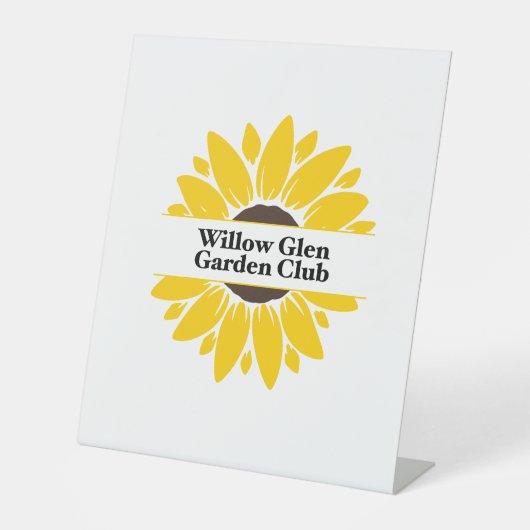 Signe De Table Drapeau de jardin WGGC (Recto)