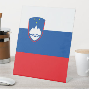 Signe De Table Drapeau de la Slovénie