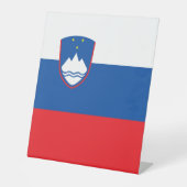 Signe De Table Drapeau de la Slovénie (Recto)